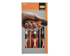 BAHCO Vijlenset Halfzoet Met Hecht 1-477-08-2-2, 200 Mm, 5-delig