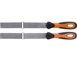 BAHCO Hobbyvijl Basterd / Halfzoet 4-154-08-2-2, 200 Mm, Set Van 2