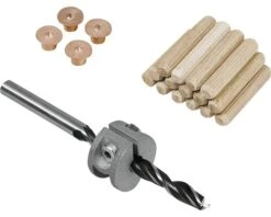 WOLFCRAFT Houten Deuvelset Ø 6 Mm, 31-delig