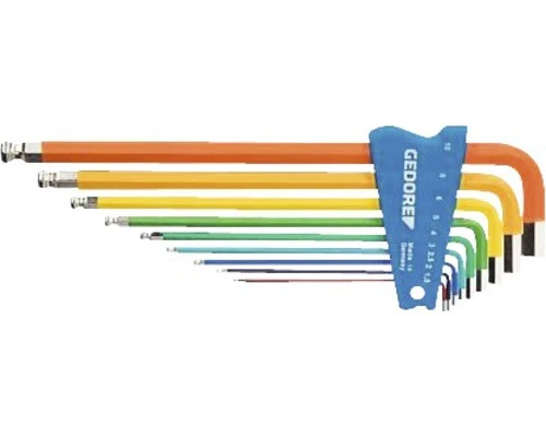 GEDORE Stiftsleutelset SB H 42 CKEL-09, 9-delig 3 GEDORE Stiftsleutelset SB H 42 CKEL-09, 9-delig