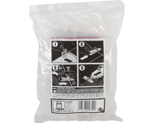 RUBI Delta Levelling Clips 2 Mm 3-12 Mm, 100 Stuks 4 RUBI Delta Levelling Clips 2 Mm 3-12 Mm, 100 Stuks - Afbeelding 2