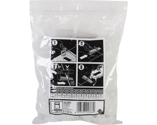 RUBI Delta Levelling Clips 3 Mm 6-15 Mm, 100 Stuks 4 RUBI Delta Levelling Clips 3 Mm 6-15 Mm, 100 Stuks - Afbeelding 2