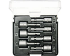 WGB Doppenset 1/4" Met Magneet, 7-delig