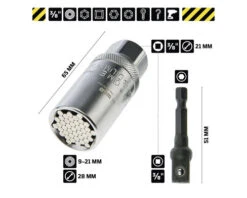 WGB Universele Dop Incl. Boormachine Adapter -Rubi Shop DV 8 10391537 04 4c DE 20210318111655