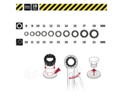 WGB Uitdraai-ringset Voor Afgeronde Moeren En Bouten, 10-delig -Rubi Shop DV 8 10391546 03 4c DE 20210318124656