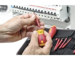 WIHA Schroevendraaier Stubby Electric SlimVario Met Bithouderset, 4-delig -Rubi Shop DV 8 10394867 01 4c NL 20210121191750