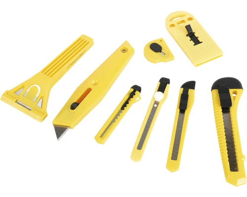 Messenset Universeel Geel, 8-delig 3 Messenset Universeel Geel, 8-delig