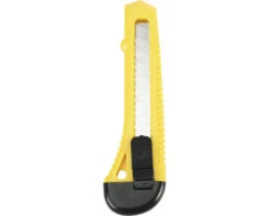 Afbreekmes 18 Cm Kunststof Geel