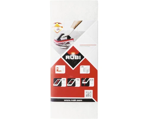 RUBI Reserve Schuurspons Zeer Zacht, 3 Stuks 3 RUBI Reserve Schuurspons Zeer Zacht, 3 Stuks