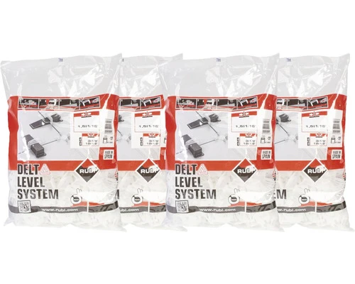 RUBI Delta Level System Clips 1,5 Mm 3-12 Mm, 2400 Stuks 3 RUBI Delta Level System Clips 1,5 Mm 3-12 Mm, 2400 Stuks