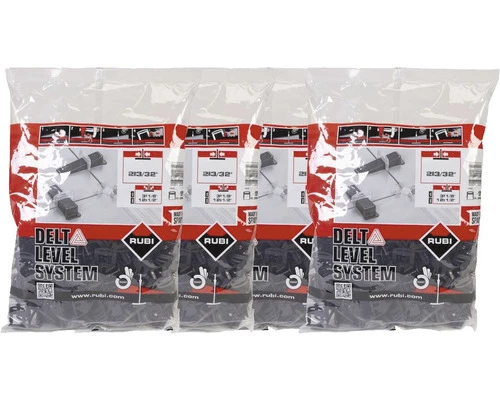 RUBI Delta Level System Clips 2 Mm 3-12 Mm, 2400 Stuks 3 RUBI Delta Level System Clips 2 Mm 3-12 Mm, 2400 Stuks