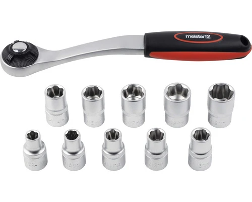 MEISTER Dopsleutelset 1/2", 11-delig 4 MEISTER Dopsleutelset 1/2", 11-delig - Afbeelding 2