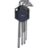 WGB Stiftsleutelset Torx Extra Lang, 9-delig