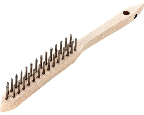 LESSMANN Handborstel Staaldraad Glad 2-rijen 3 LESSMANN Handborstel Staaldraad Glad 2-rijen