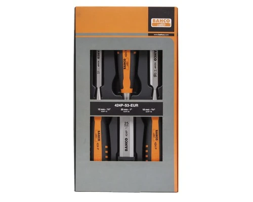 BAHCO Steekbeitel Set 424P, 3-delig 3 BAHCO Steekbeitel Set 424P, 3-delig