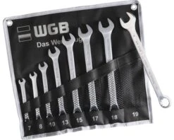WGB Ringsteeksleutel Set 8-delig