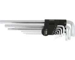 WGB Stiftsleutelset Binnenzeskant Met Tand 9-delig