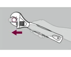 WGB Ratel-moersleutel Verstelbaar 6" 150 Mm DIN 3117 B -Rubi Shop DV 8 5637372 02 4c NL 20170111221654