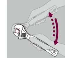 WGB Ratel-moersleutel Verstelbaar 6" 150 Mm DIN 3117 B -Rubi Shop DV 8 5637372 03 4c NL 20170111221654