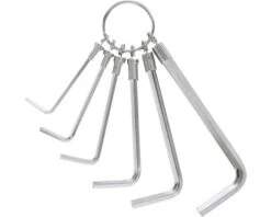 WGB Stiftsleutelset Binnenzeskant DIN 2936 Op Ring 6-delig