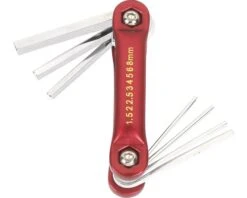 Stiftsleutelset Binnenzeskant 8-delig