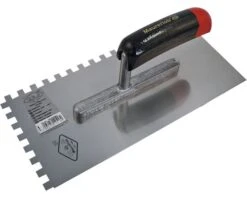 MAURERLOB Lijmspaan 8x8 Mm Getand 28x13 Cm RVS