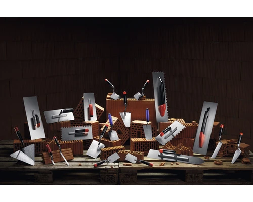 MAURERLOB Zwitserse Lijmspaan Halfrond Getand 50x13 Cm RVS 4 MAURERLOB Zwitserse Lijmspaan Halfrond Getand 50x13 Cm RVS - Afbeelding 2