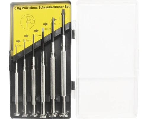 Horlogemakersschroevendraaiers Set 6-delig 3 Horlogemakersschroevendraaiers Set 6-delig