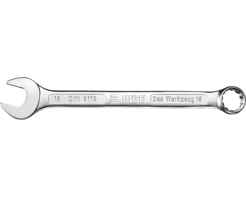 WGB Ringsteeksleutel Ringzijde 15° Hoek 6 Mm 3 WGB Ringsteeksleutel Ringzijde 15° Hoek 6 Mm