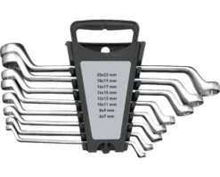 WGB Dubbele Ringsleutelset Verdiept 8-delig